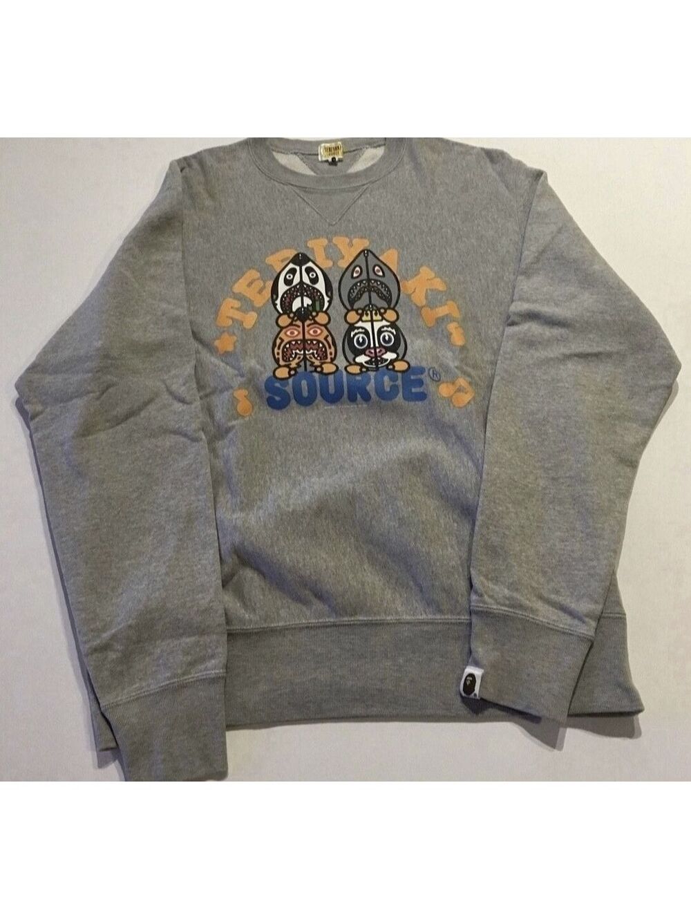 Bape Teriyaki Boyz crew neck pullover sweatshirt
